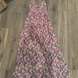 astr long flower dress